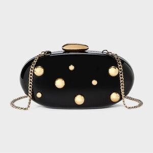 Minaudière Clutch Black x Gold✨